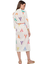 Vilagallo Dress Amina Langosta Acuarela
