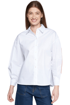Vilagallo Vernen Shirt Embroidery White Twill