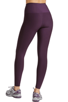 Year of Ours Recycled High Rise Sport Legging Deep Plum