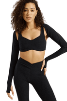 Year of Ours Stretch Shrug Heather Black