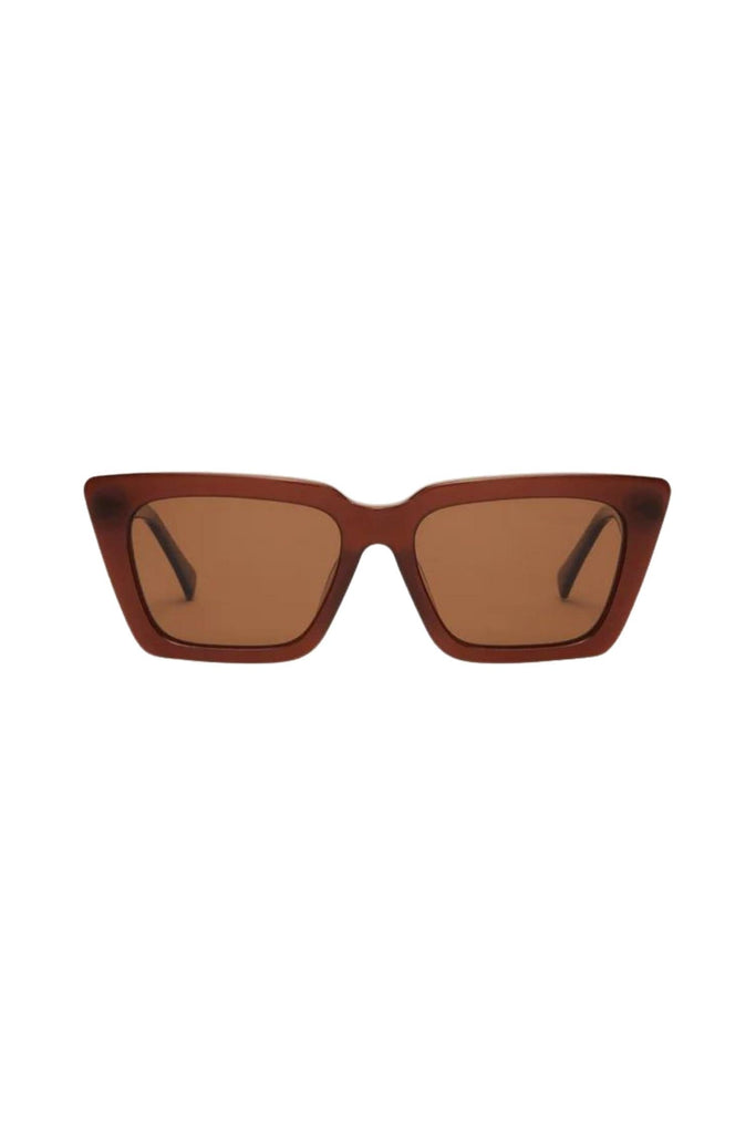 Z Supply Feel Good Sunglasses Chestnut Brown Polarized