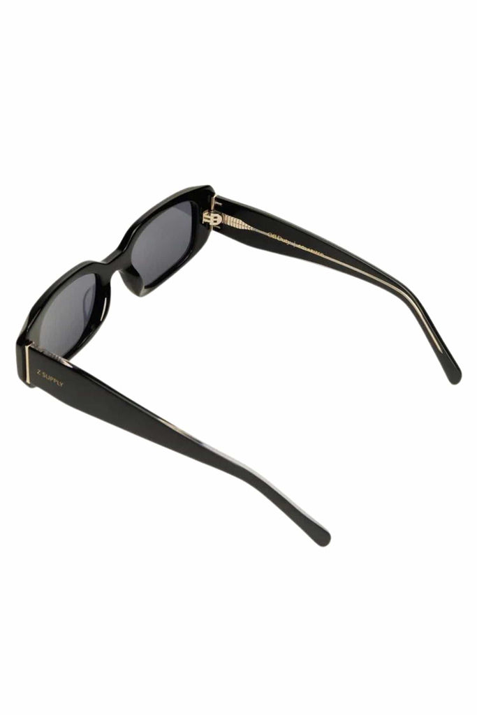Z Supply Off Duty Sunglasses Polished Black Gradient