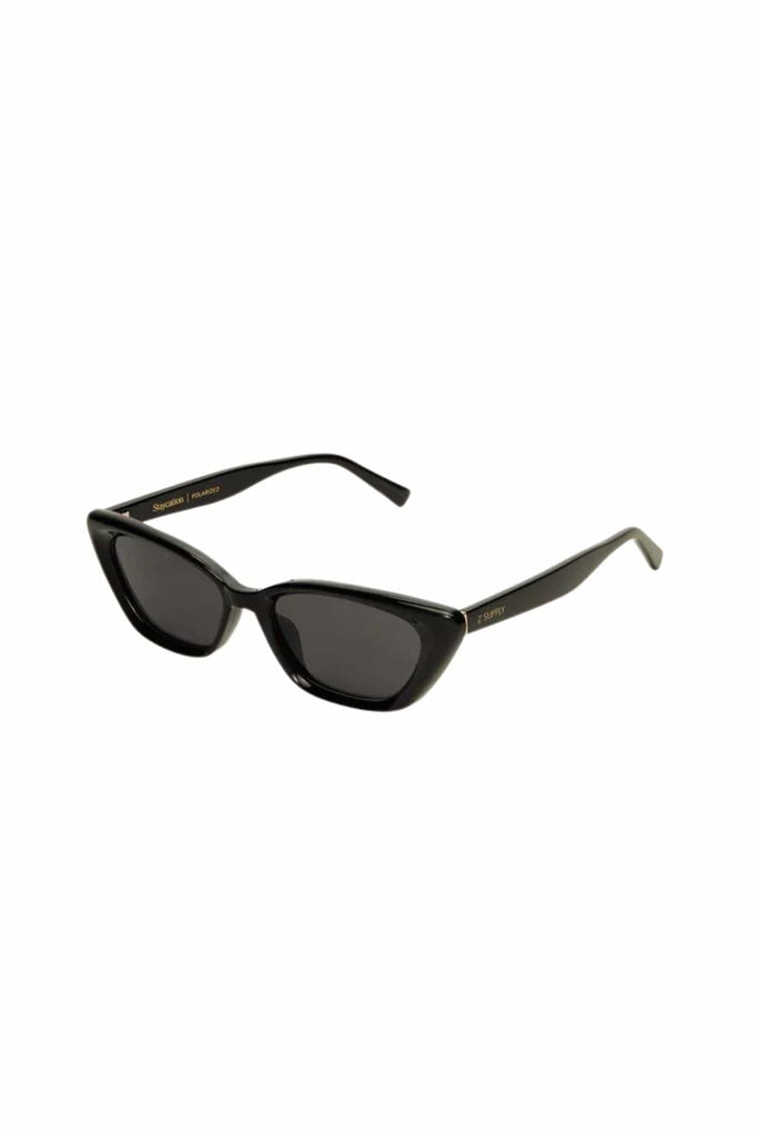 Z Supply Staycation Sunglasses Polished Black Gray