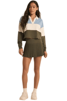 Z Supply Playing Doubles Skirt Grape Leaf