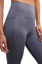 Z Supply Good Form Rib 7/8 Legging Blue Ash