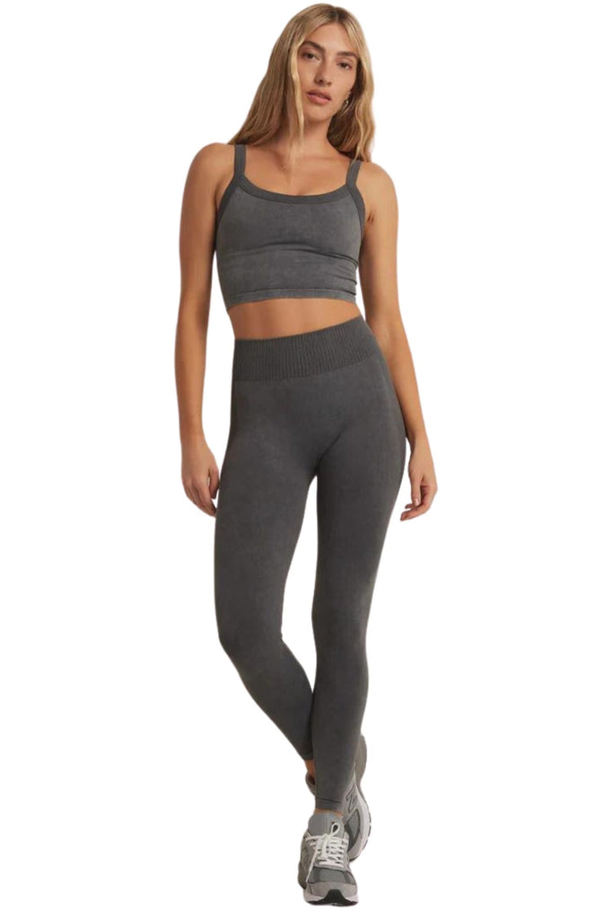 Z Supply Wash Out 7/8 Leggings Graphite