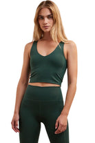 Z Supply V-Neck Longline Tank Cyprus Green