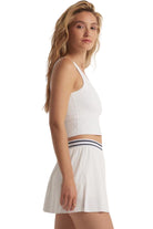 Z Supply V-Neck Longline Tank White