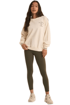 Z Supply Pickleball Sweatshirt Sandstone