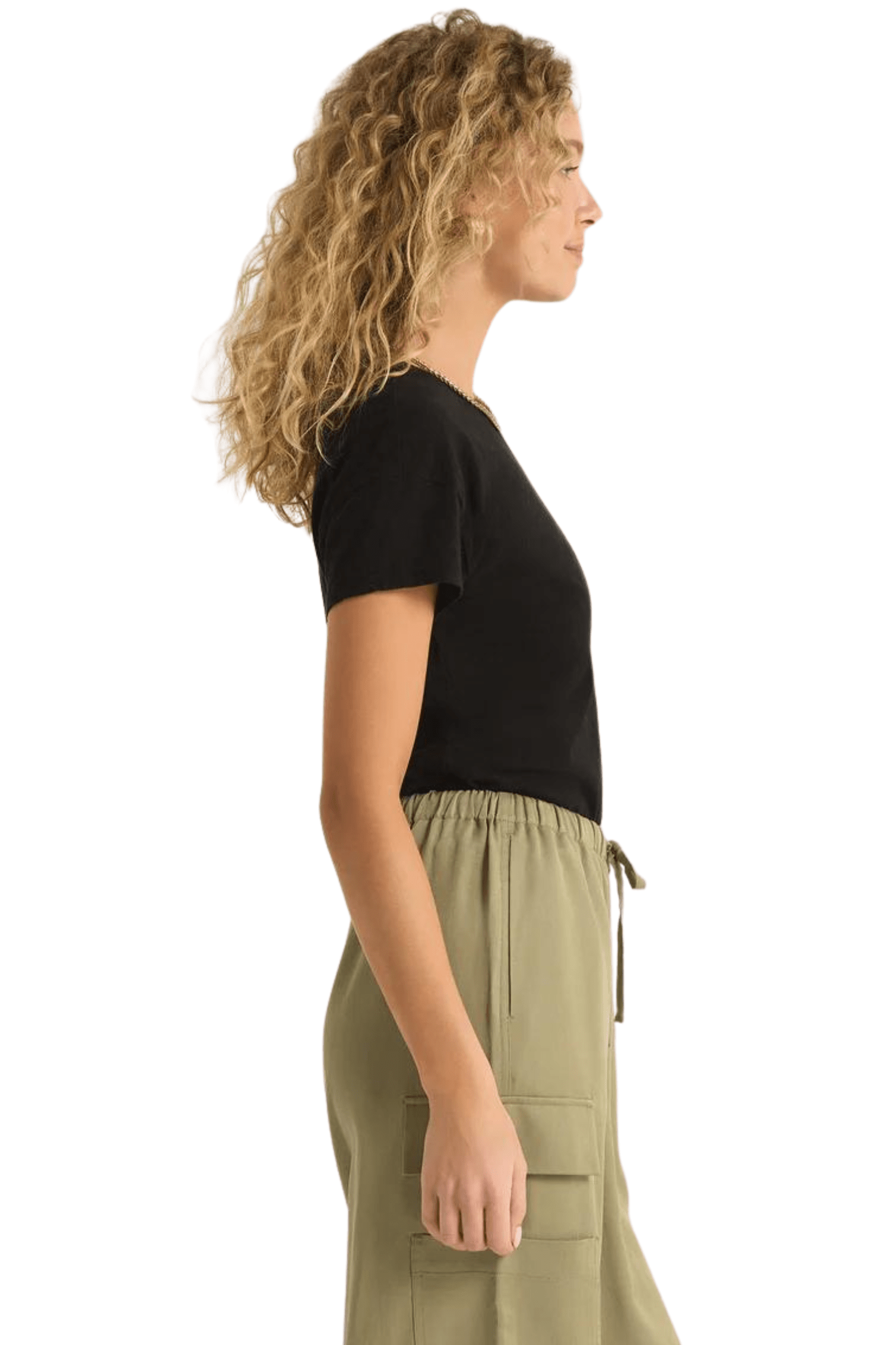 Z Supply Modern Slub Tee Black