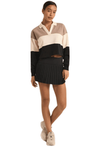 Z Supply Playing Doubles Skirt Black