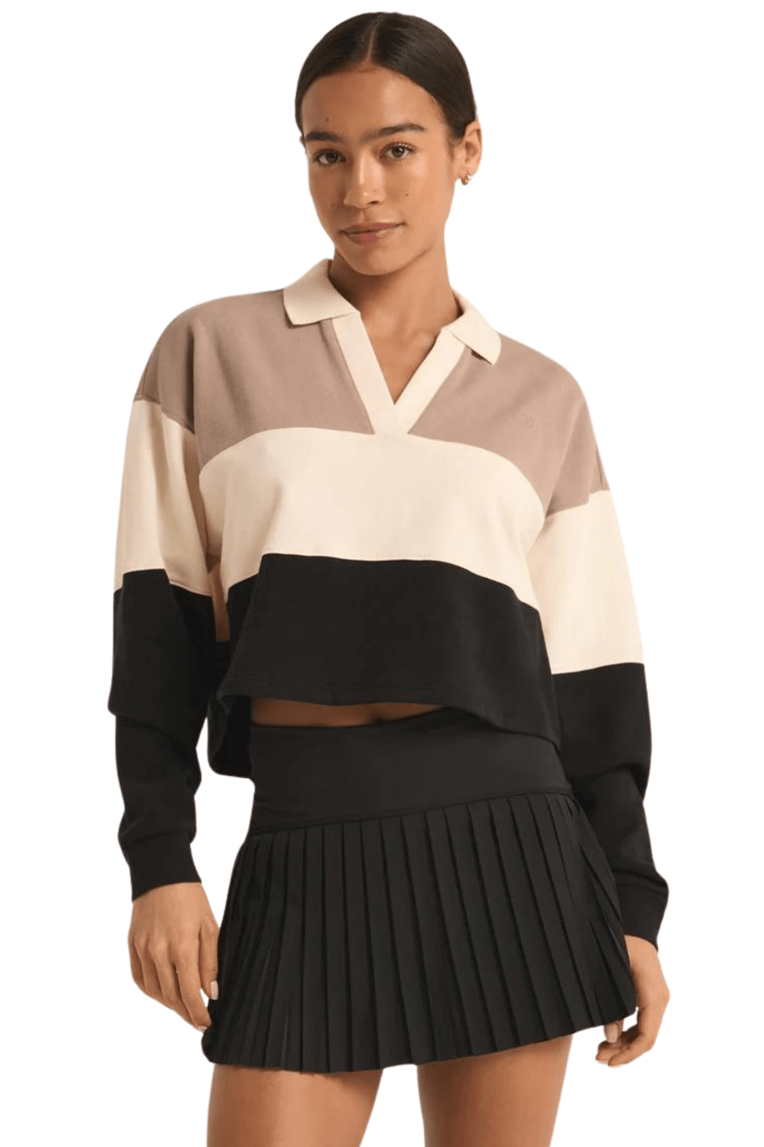 Z Supply Player Collar Shirt Black