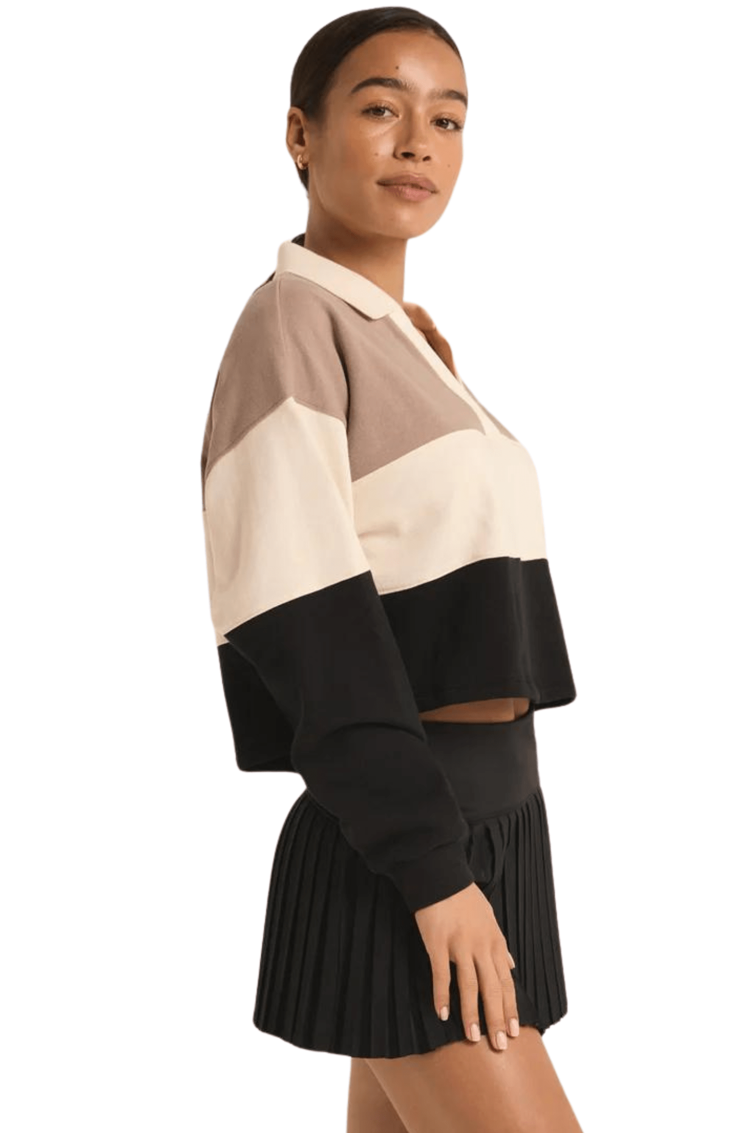 Z Supply Player Collar Shirt Black