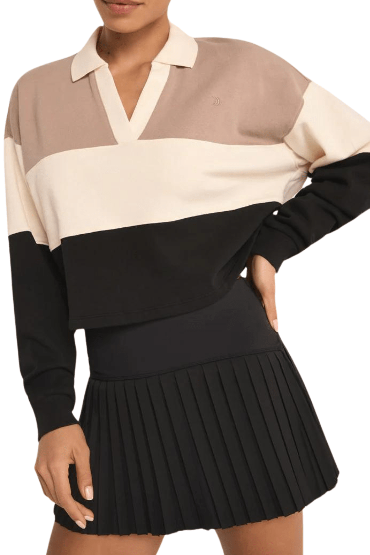 Z Supply Player Collar Shirt Black