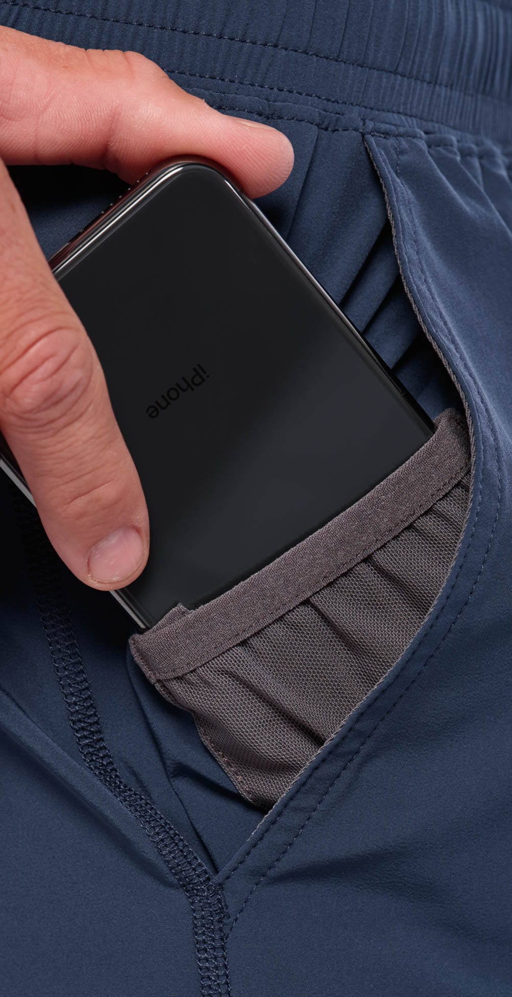 Rhone 9" Mako Short Lined Navy