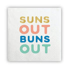 Slant Suns Out Cocktail Napkin