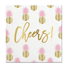 Slant Cheers Pineapple Cocktail Napkin
