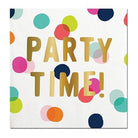 Slant Party Time Cocktail Napkin Pokka Dots