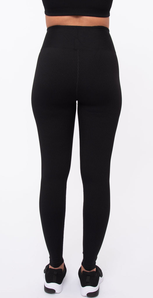 Year of Ours Ribbed Football Legging Black