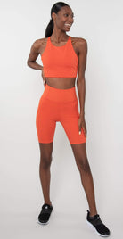 Girlfriend Collective High-Rise Bike Short Tart