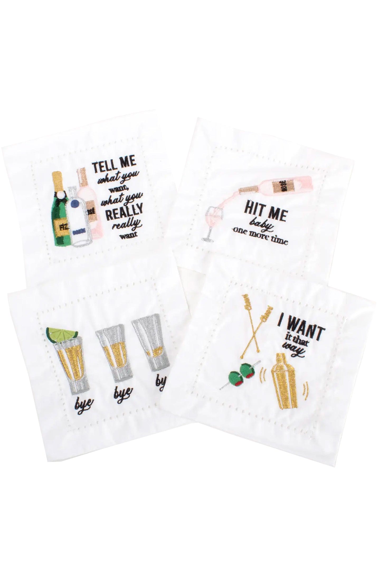 8 Oak Lane Cloth Napkin Set 90's