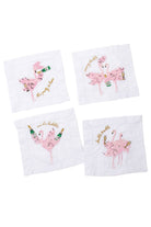 8 Oak Lane Cloth Napkin Set Flamingos