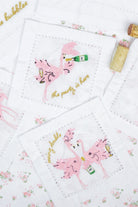 8 Oak Lane Cloth Napkin Set Flamingos