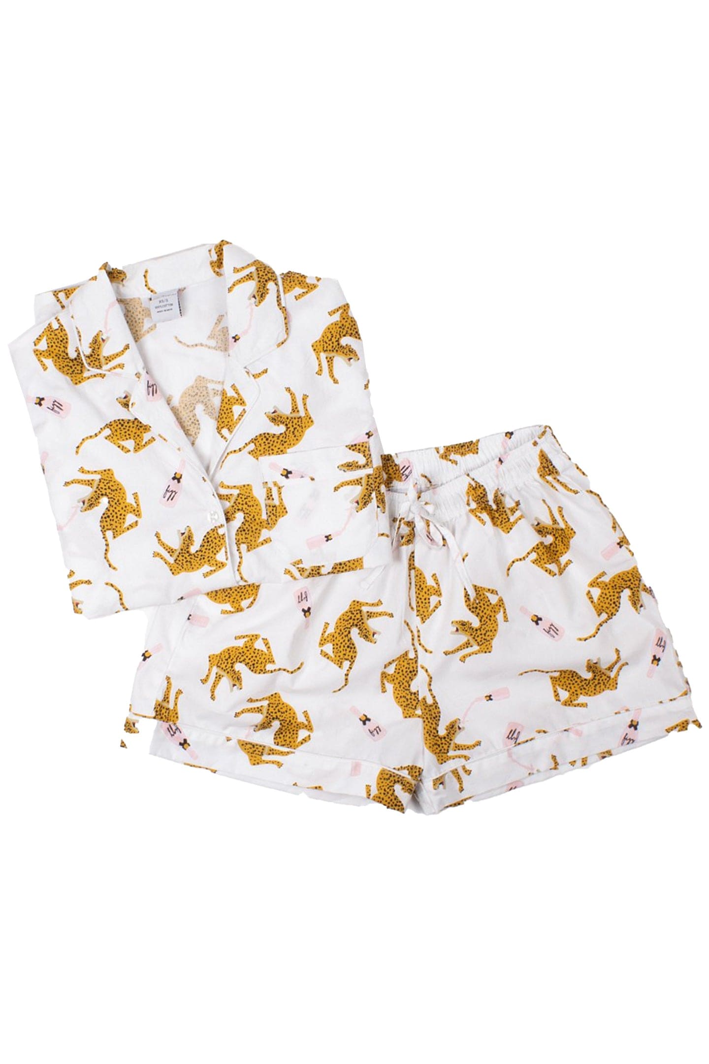 8 Oak Lane PJ Set Leopard
