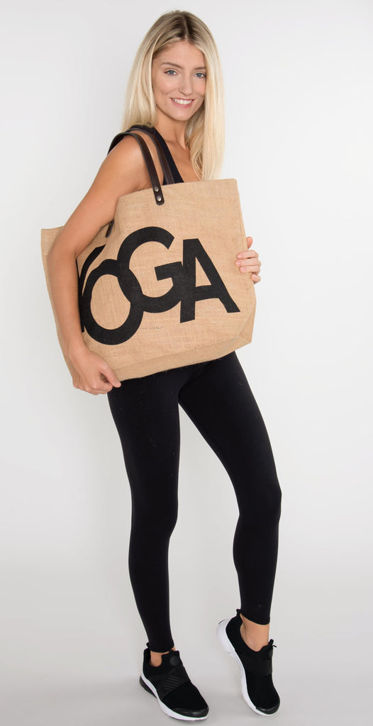 Santa Barbara Yoga Jute Bag