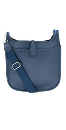 BC Handbags Large Messenger Bag Navy