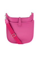 BC Handbags Large Messenger Bag Fuchsia