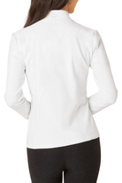 Beyond Yoga Spacedye On The Go Mock Neck Jacket Cloud White