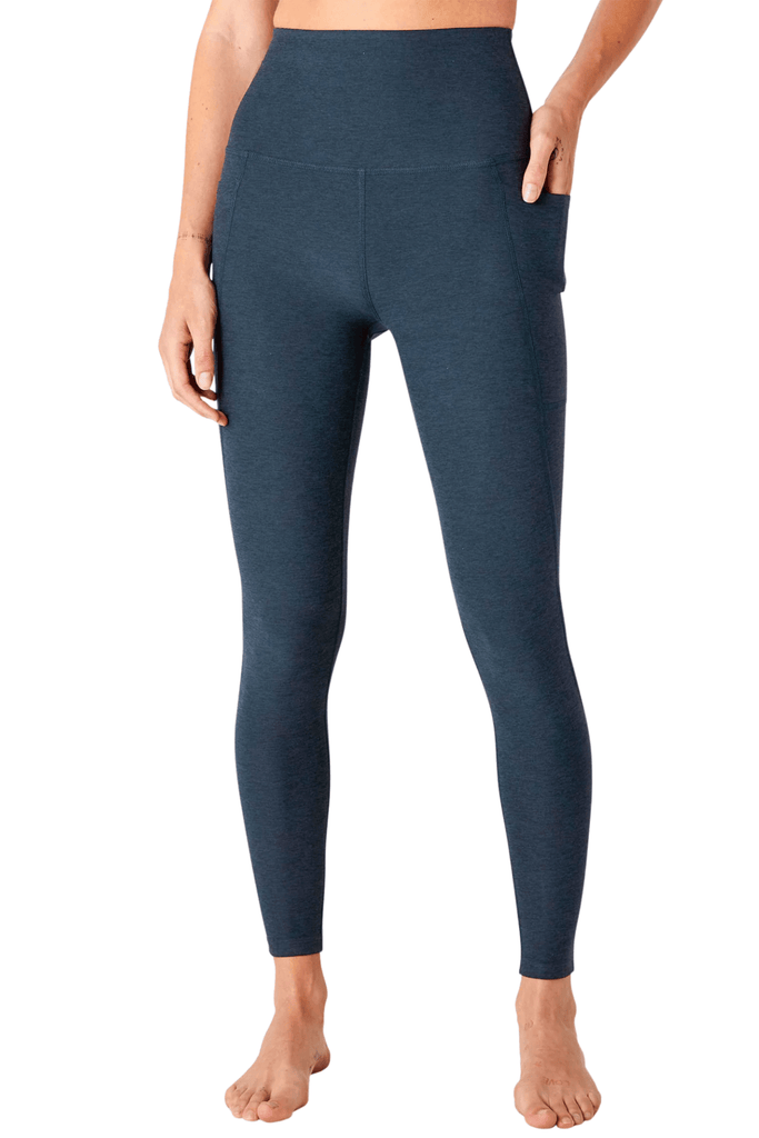 Beyond Yoga Out of Pocket High Waisted Midi Legging Nocturnal Navy