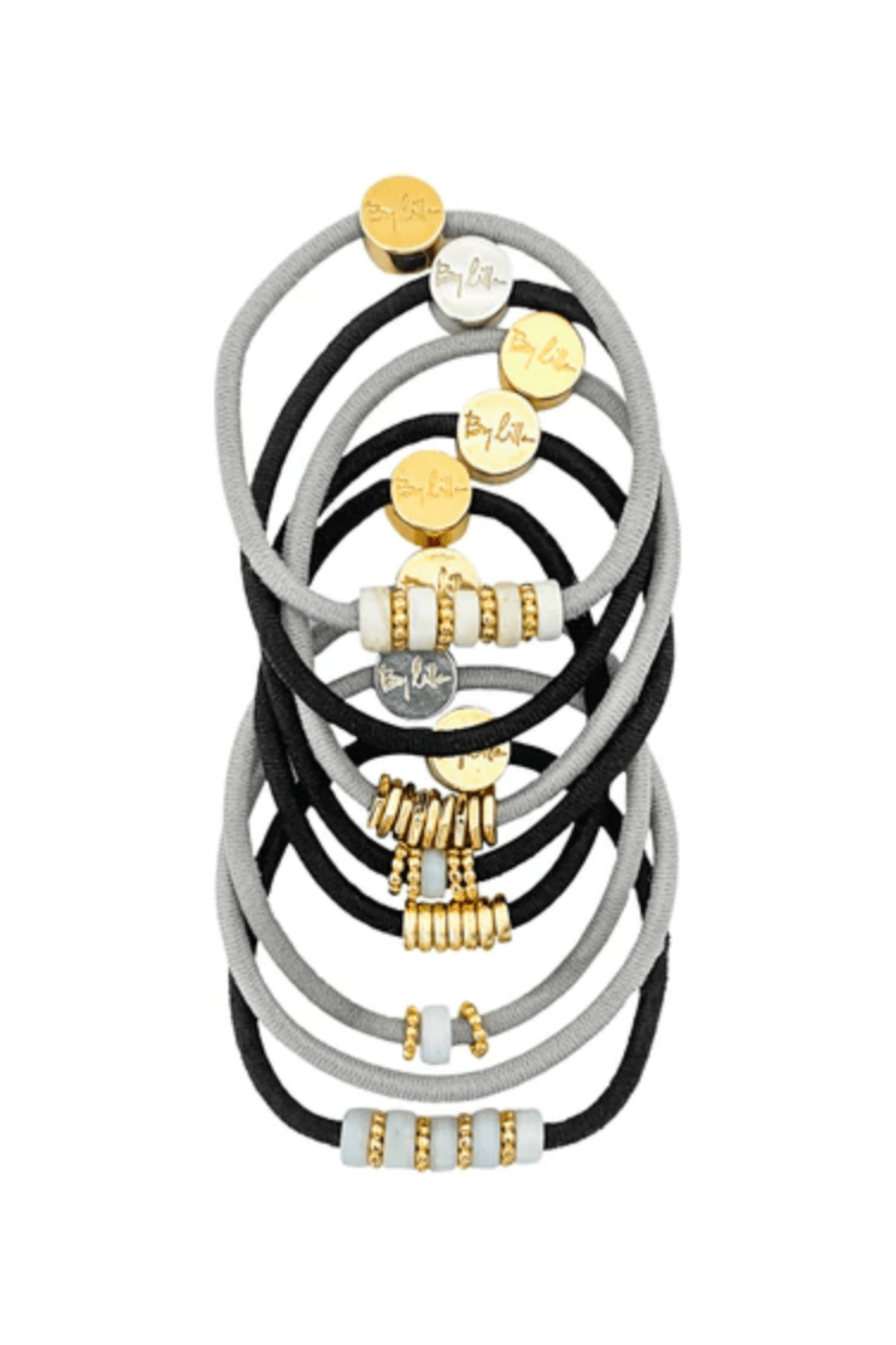 By Lilla Turtleneck Bracelet Stack