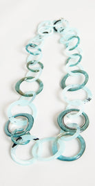 Rush by Denis & Charles Tami Round Link Necklace Blue