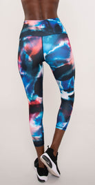Catleya Jimi 7/8 High Waist Leggings Navy Tie Dye