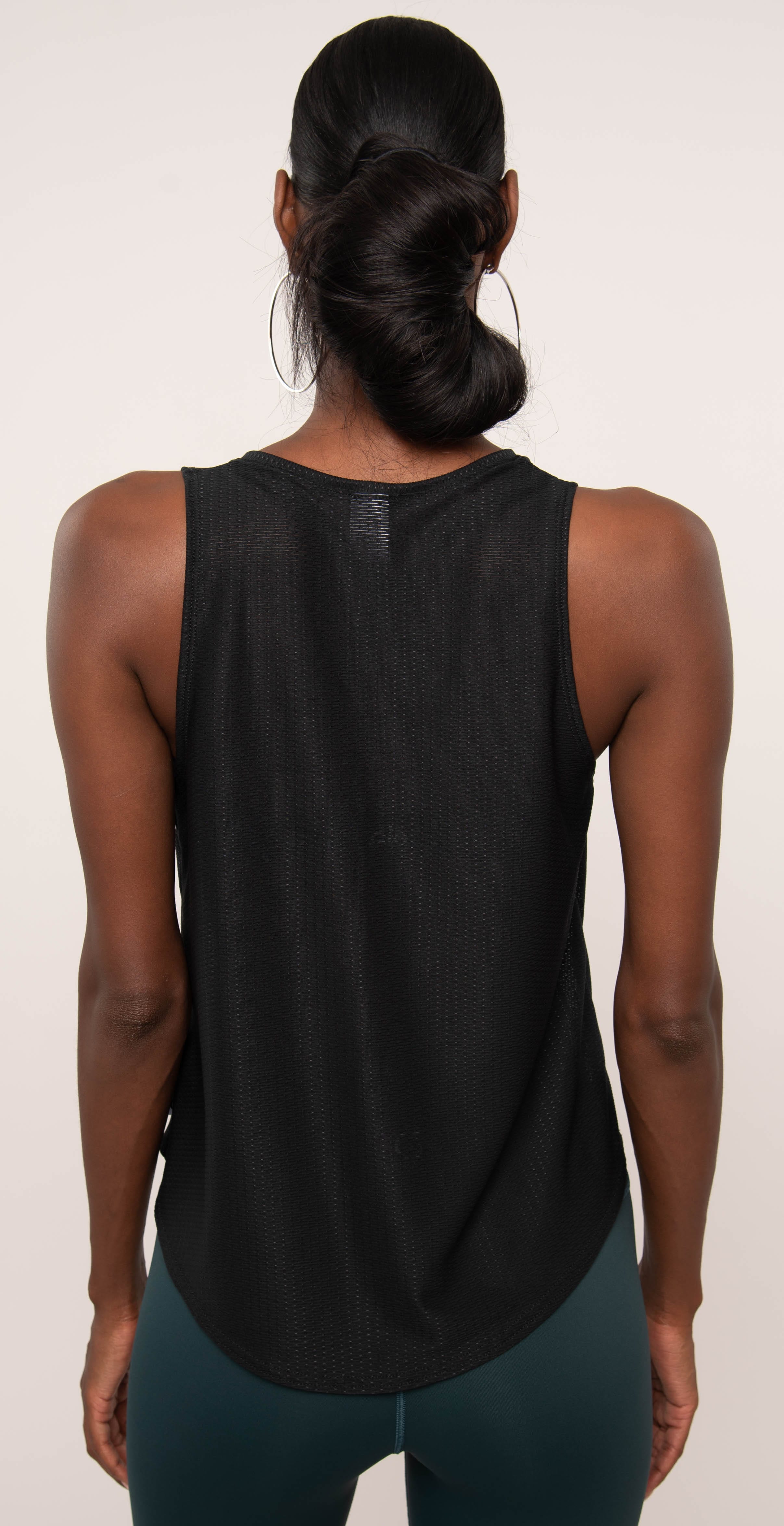 Opal V-Neck Mesh Tank- FINAL SALE