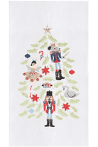 C&F Kitchen Towel Nutcracker Christmas Tree