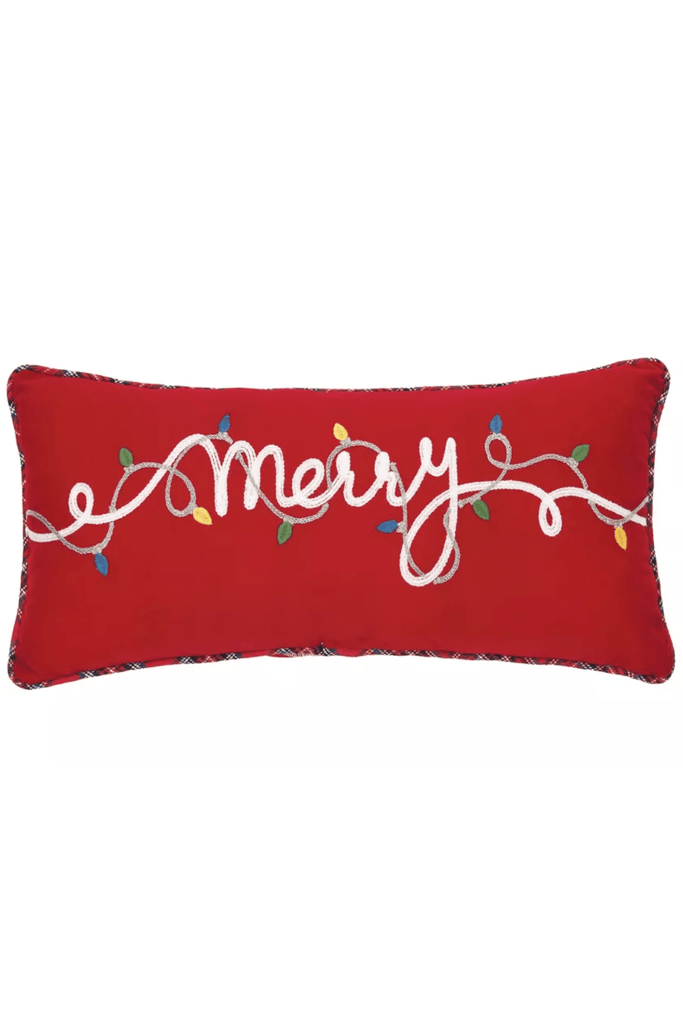 C&F Pillow Merry Lights