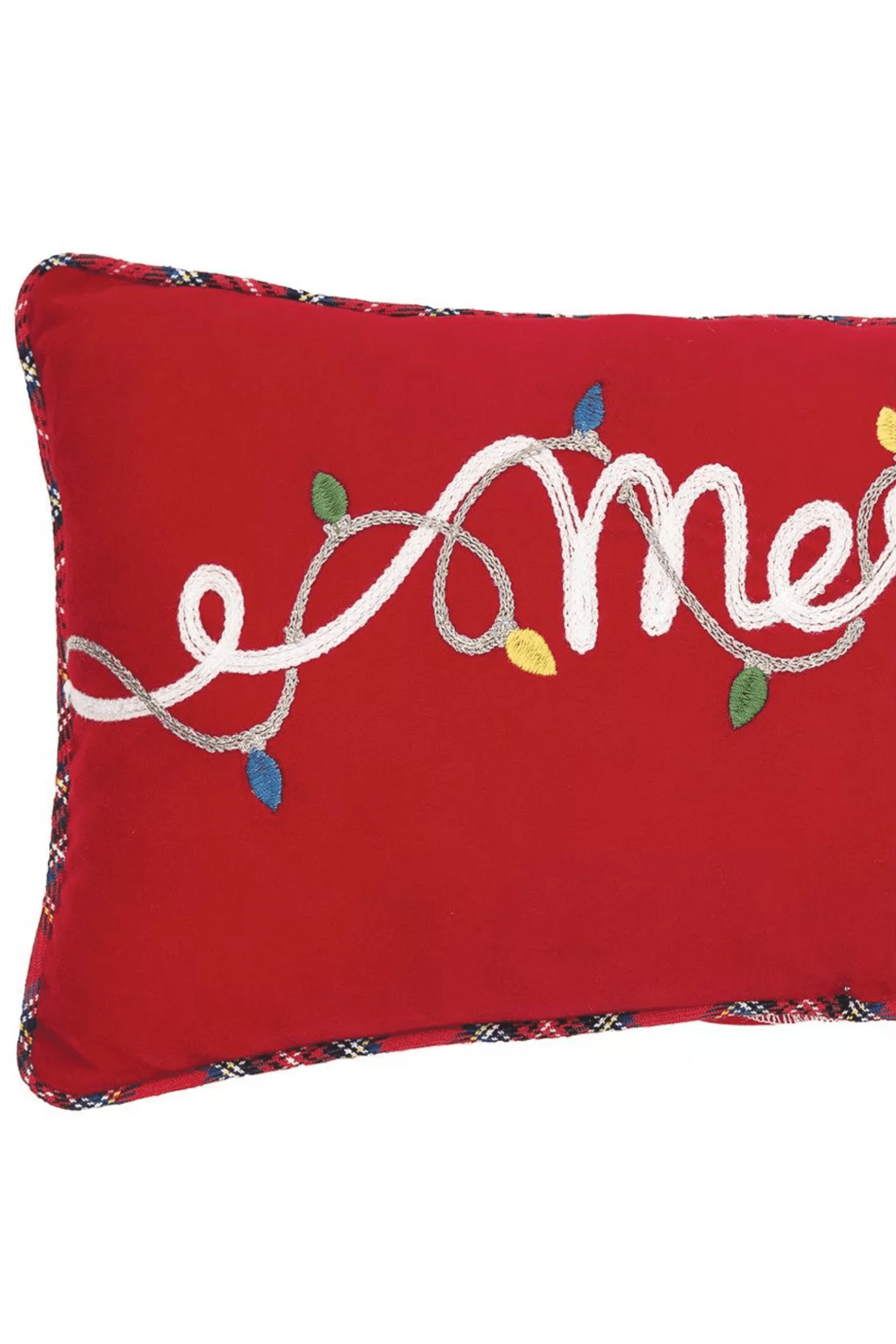 C&F Pillow Merry Lights