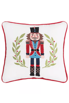 C&F Pillow  Nutcracker Wreath