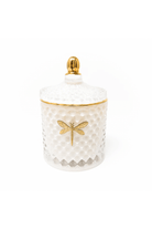 Dragonfly Fragrances Bella Candle White & Gold Driftwood & Sea Salt
