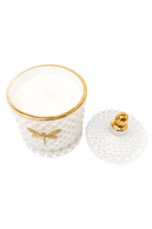 Dragonfly Fragrances Bella Candle White & Gold Driftwood & Sea Salt
