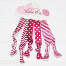 Gameday Hair Tie Set - Crimson/White