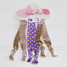 Gameday Hair Tie Set - Purple/Gold