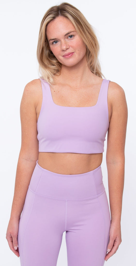 Girlfriend Collective Tommy Bra Lilac