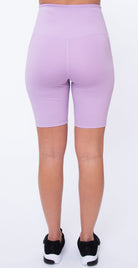 Girlfriend Collective High-Rise Bike Short Lilac