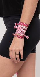 Gameday Hair Tie Set - Crimson/White