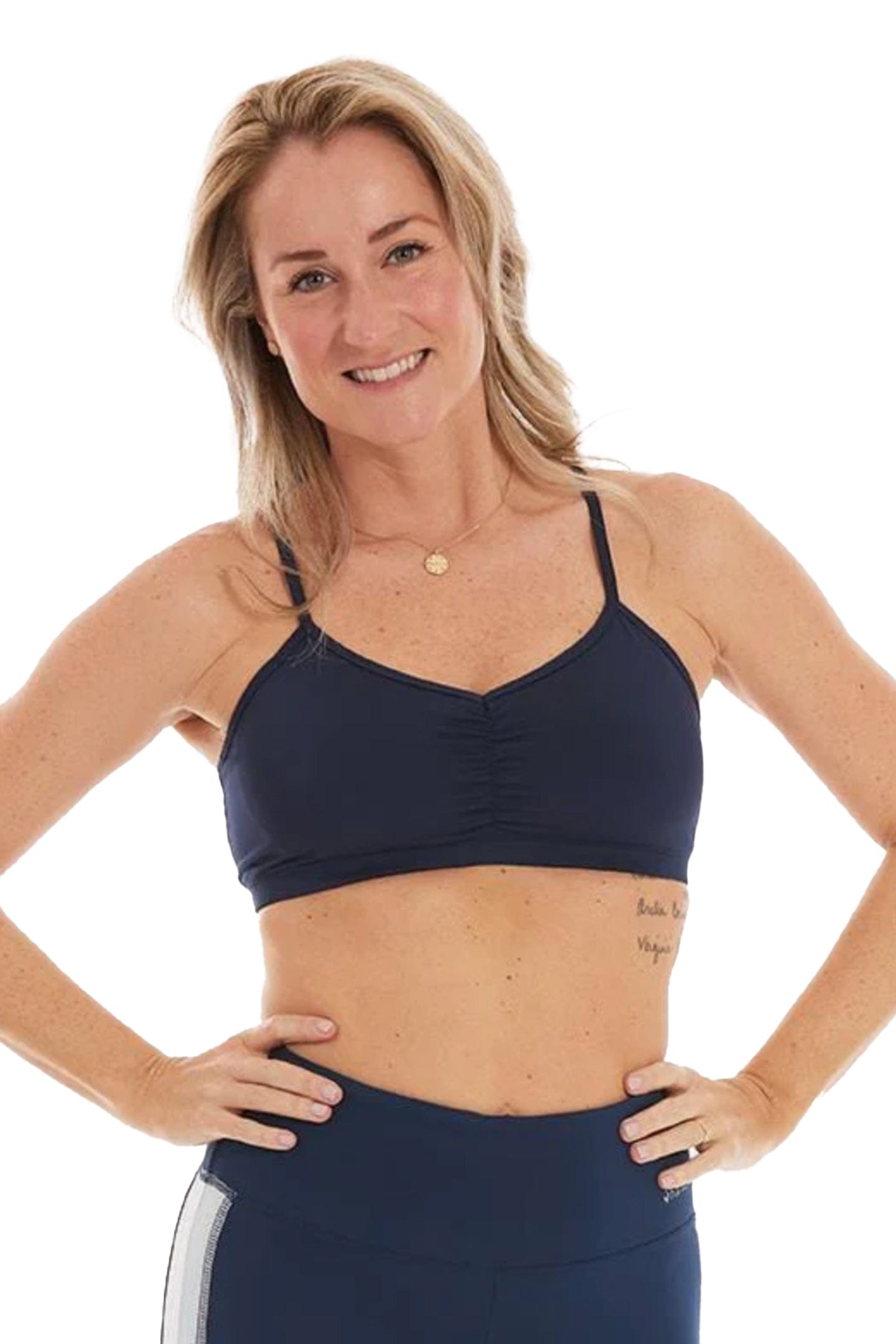 Handful Adjustable Bra Night Swim Navy