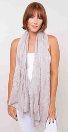 A Touch of Style Scarf and Head Wrap Gray